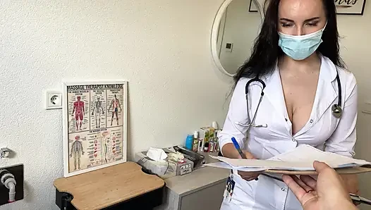The Hottest Nurse Ever Forgot She Was at Work