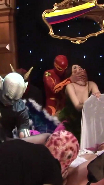 Key moment from "Gangbang mit notgeilen Hexen"