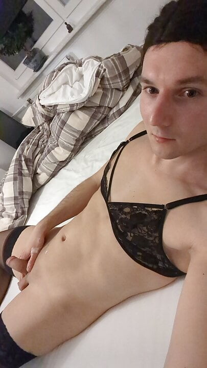 Horny cum in lingerie