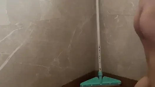 Sexy desi girl bathing alone and fingering herself