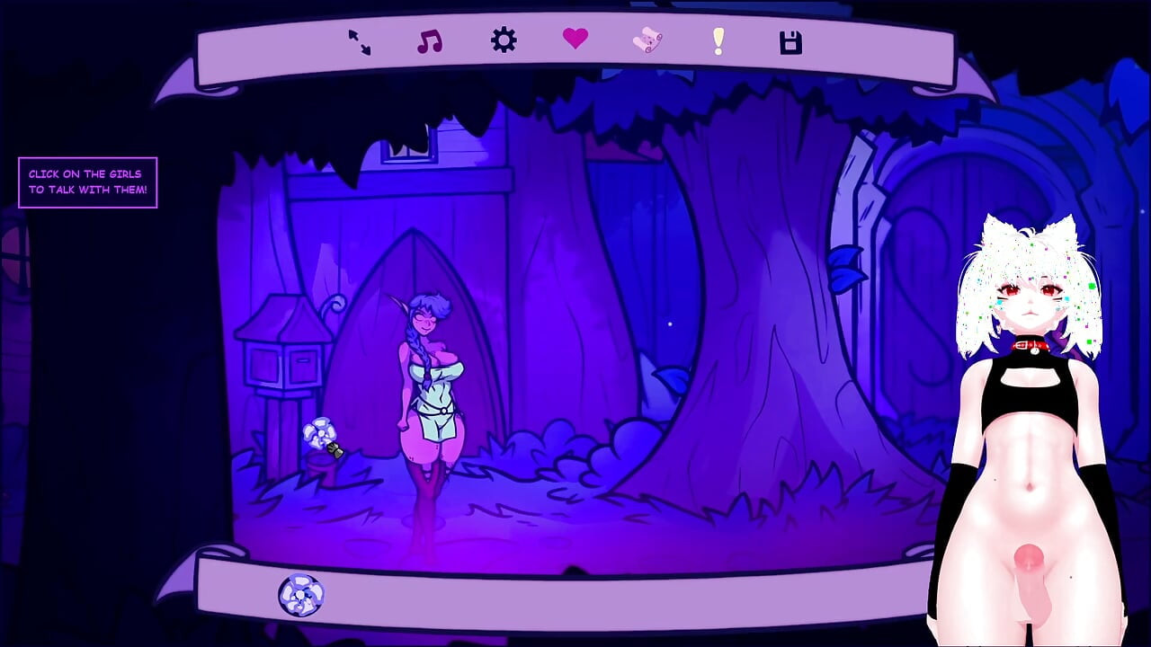 Het begin van een geil elfmeisje in een bos vol verrassingen en ... (Tales of the moon gameplay 1)