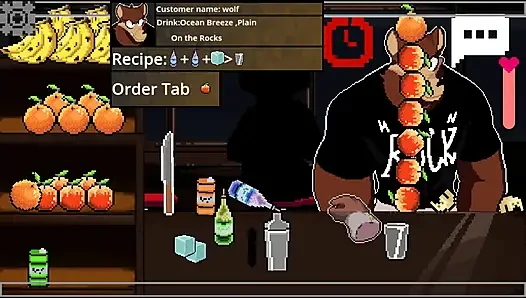 Seksi barmenle sert seks (barmen Hazel)