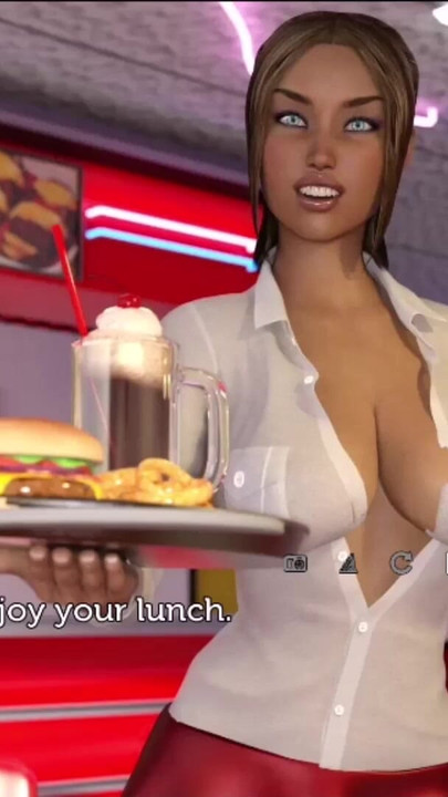 Key moment from "The adventurous couple #6 - Naomi showed her boobs while having lunch with Johannes ... Mike and Anne had"