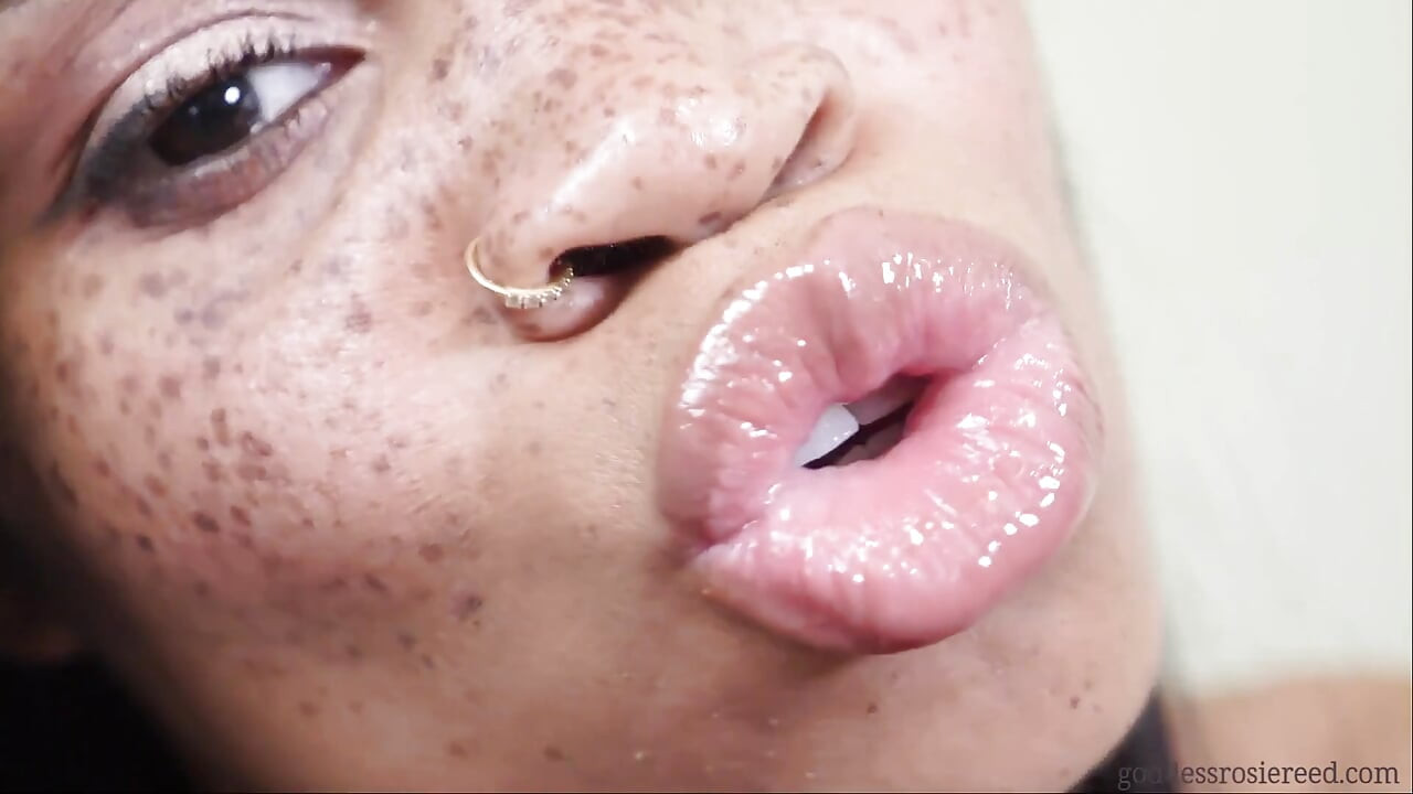 Dick Melting Lips- Ebony Domme Goddess Rosie Reed