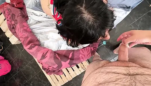 Fucking in the Morning with the Neighbor, the Slut with the Huge Ass