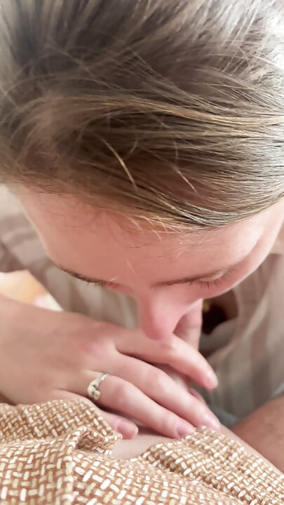POV Edging Blowjob from MILF Wife
