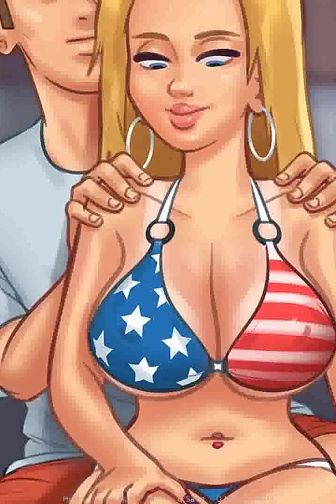 Summertime saga: college boobs competition at the beach ep 204