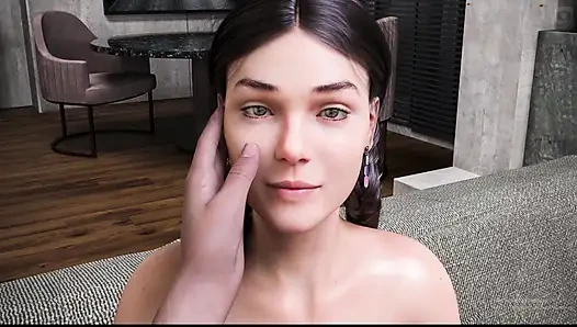 Sunville 87'nin orta yaşlı seksi kadın Sophie'ye fotoğraf çekiminde yardım ettim