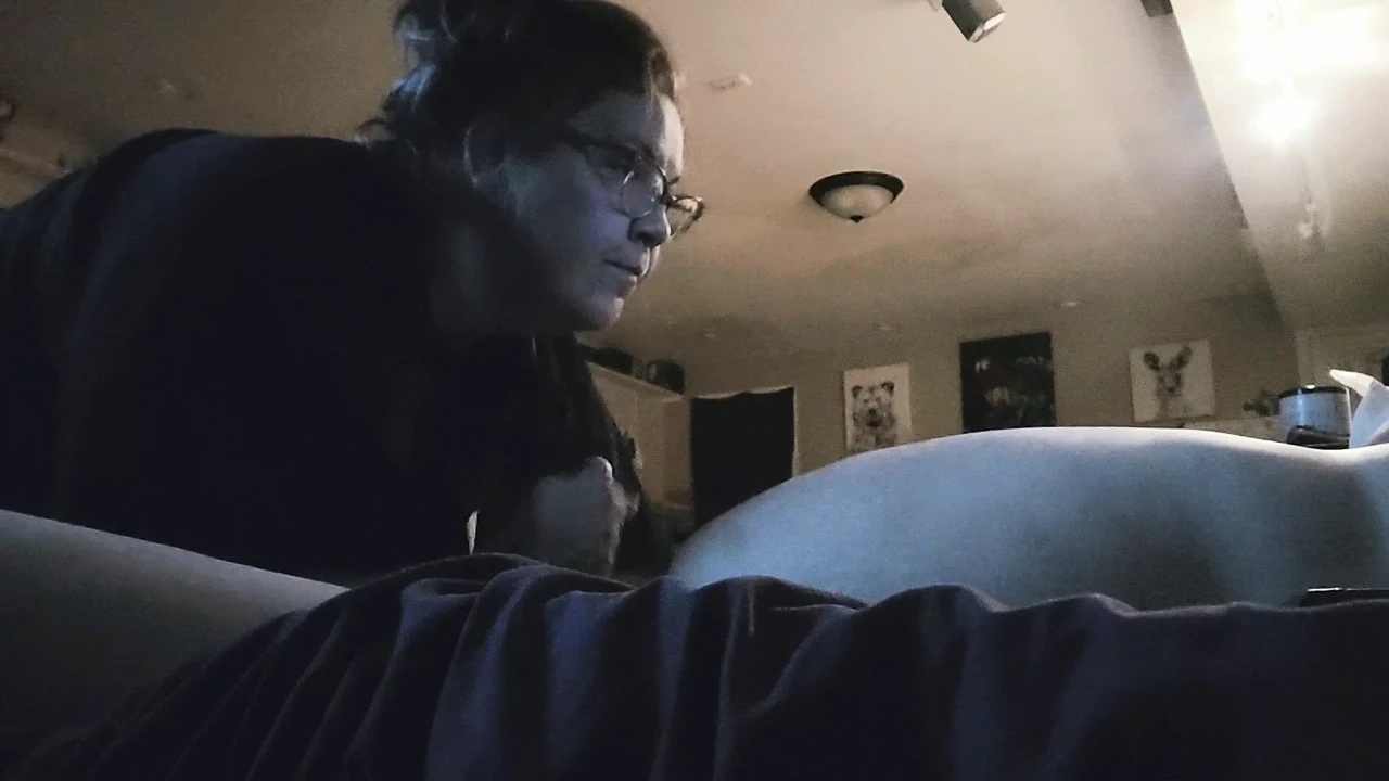 Giving head before bed