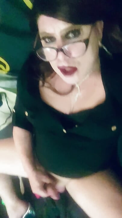 Krissy Sweets Stroking Her She Cock