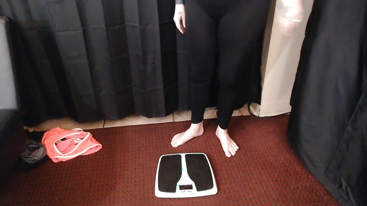 Knubbig vlog små yogakläder