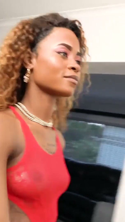 This FIT EBONY TEEN swore she loved her BOYFRIEND... gagged so good she forgot his name | Clip 1