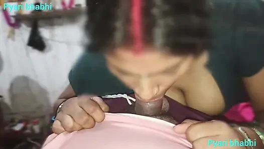 Yenge kayınbiraderi büyük memeli yarak ke pani nikali yenge ki yarağı emiyor Hintçe ses