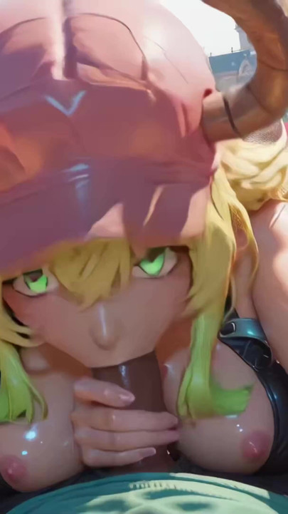 Lucoa Dragon Queen Of BBC (Miss Kobayashi's Dragon Maid) - ATKINS HEAVEN | Clip 1