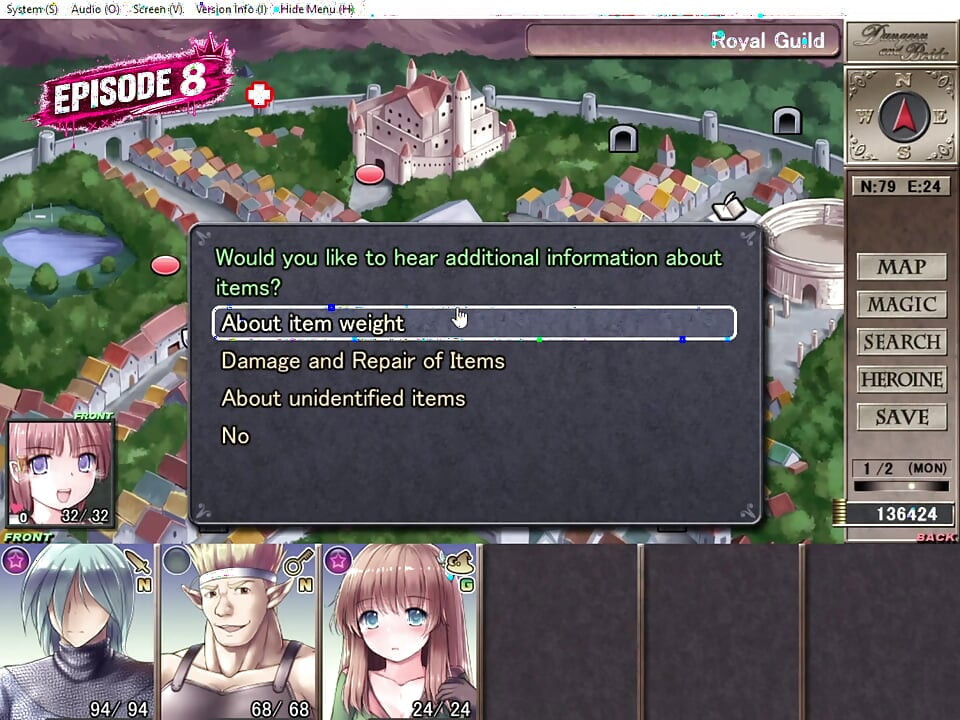 Dungeon and Bride UNCENSORED - gameplay completo EP.8 Comentários