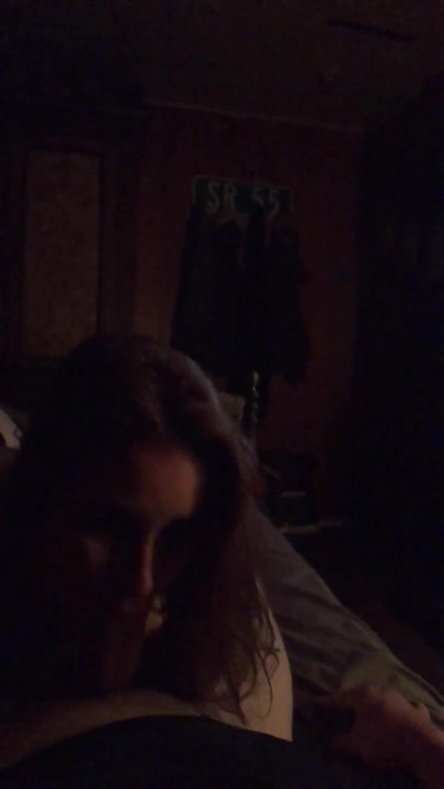 POV Blowjob and He Finishes in My Mouth