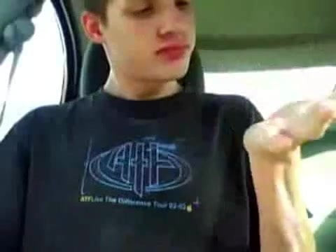 wank in car
