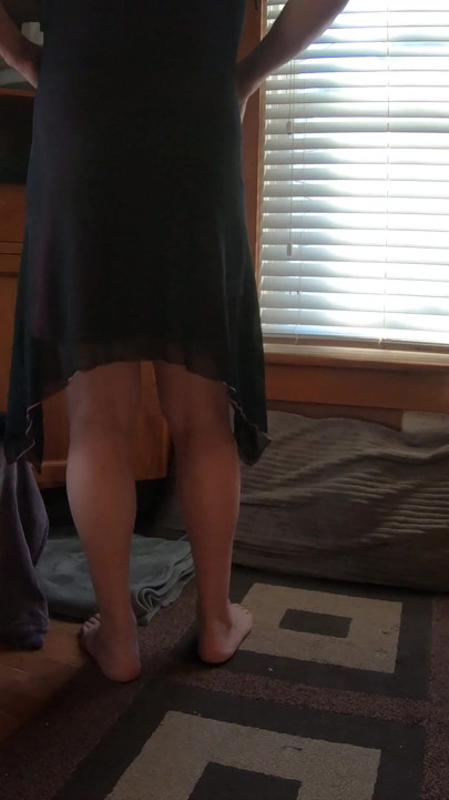 Daphne Changing Clothes and Dancing Silly