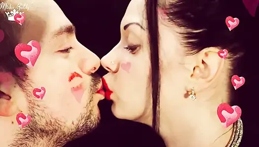 Valentines face and body kissing compilation!