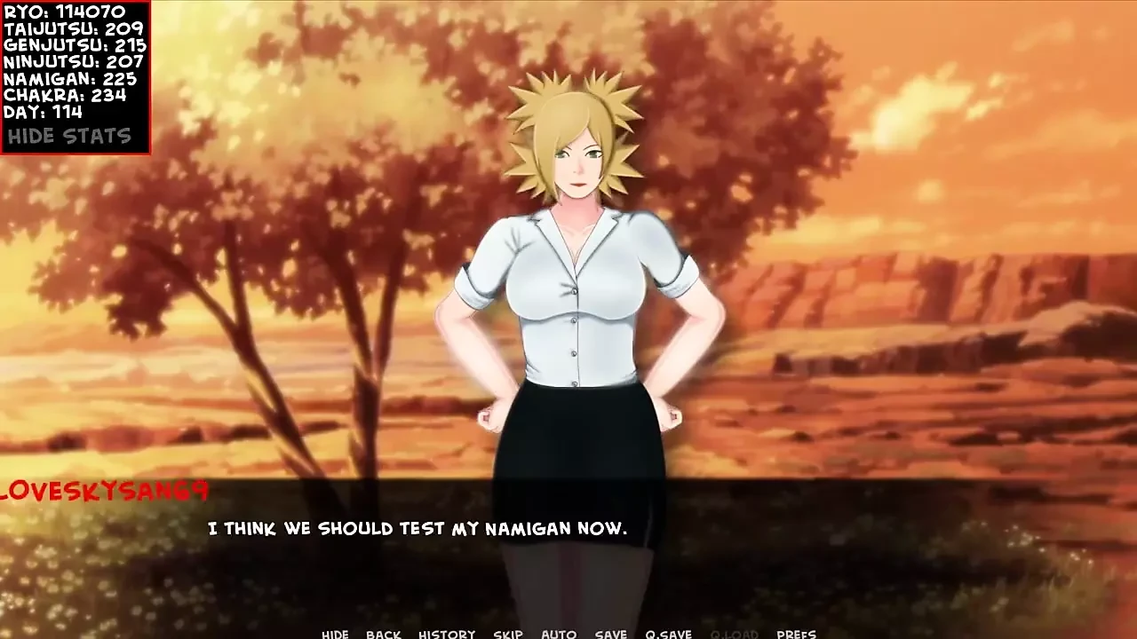 Sarada训练 v2.2 第17部分 由loveskysan69制作的Temari训练