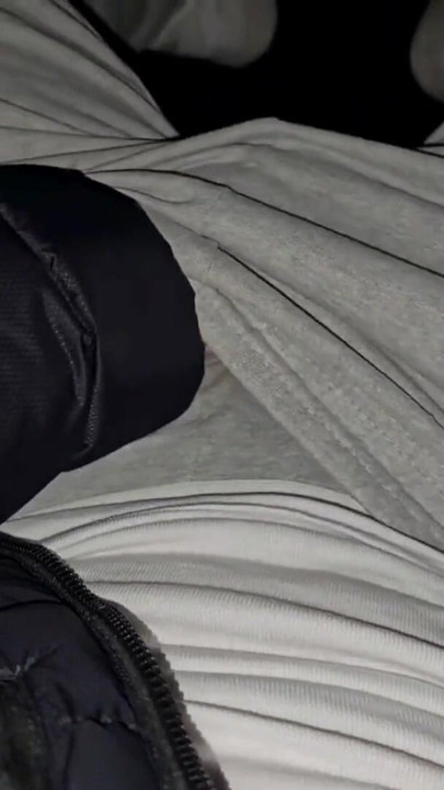 German boy with precum in gray CK jerks off in the car until fat cumshot - PhantomGentX | Clip 1