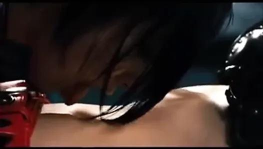 Lesbian Girl Licks and Kisses Entire Body and Navel