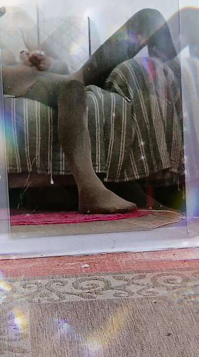 olive chillt nylon stockings