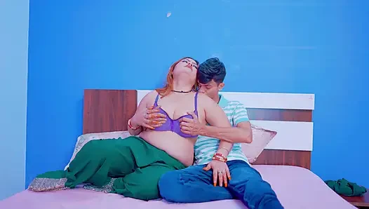 Big boobs hot newly married couple enjoyed their first suhagrat night