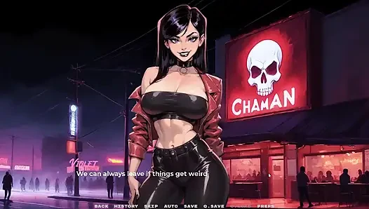 Pacar Baru Saya [ Game Hentai Tabu ] Ep.40 Gadis Gothic Mengisap Di Toilet Klub!