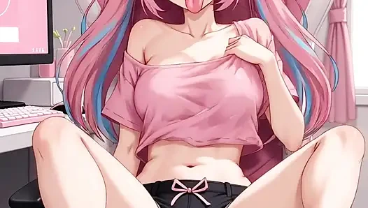 Pink hairy anime hentai stepdaughter wants to be fucked by stepdad