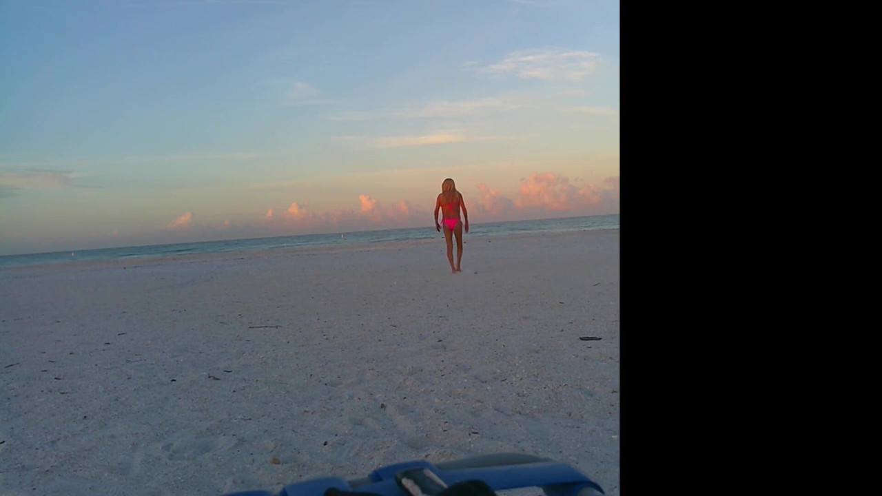 Cute bikini on beach