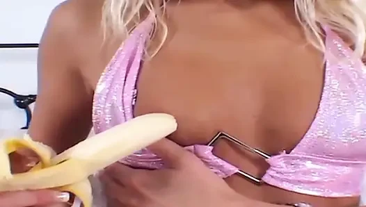 The Naughty Blonde and Her Tight Asshole