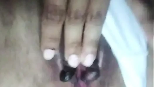 Young girl alone touches herself asking for penis