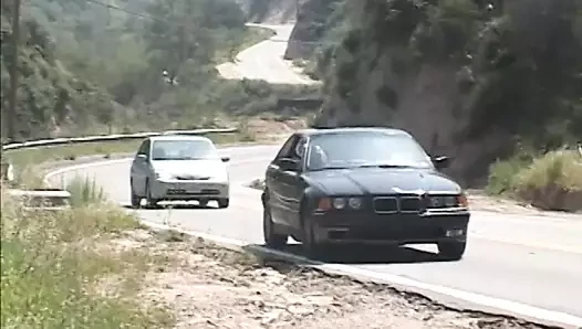 Nice hard outdoor ass fucking for this gorgeous blonde with round big butt