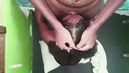 Pov & side view - throatfucking throatpie tanpa henti