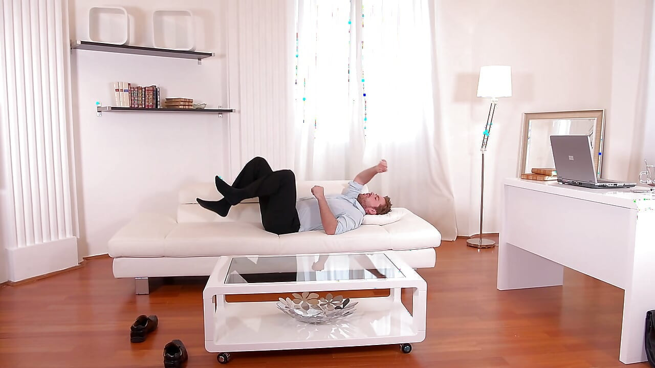 Blonde Babe Deepthroats Cock and Rides Hard