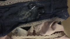 Found step mom's dirty panties so I cum in them