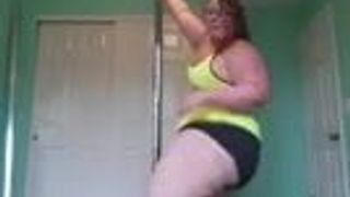 Bbw pole dance