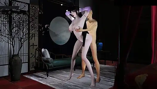 Animated Goddess of Envy Flames - 3D Animation Hentai