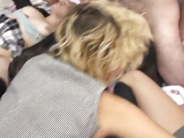 Lucky Guys Have Wild Orgy with Big Breasted Nymphos