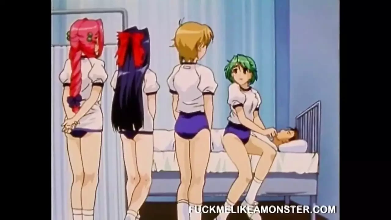 Hentai pornô mágico, demônios de sementes de sexo fodem fadas