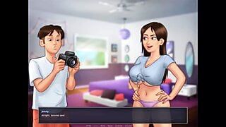 Saga estivale: baise de seins et photos sexy - ep33