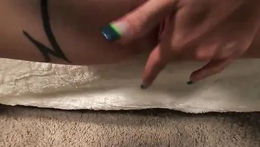 White Young Slut Gets Banged in POV by a Big Black Cock