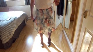 Nici Cums in Summer skirt