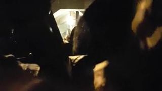 Blowjob in the car with cum in mouth