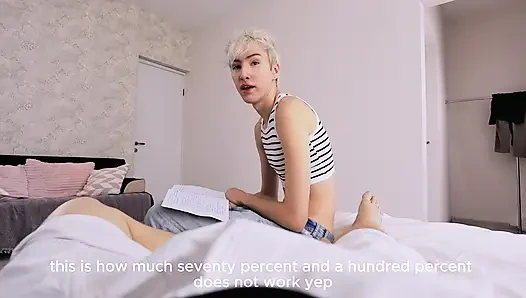 I Talked My Stepfather Into Going for a Walk, but He Fucked Me in Exchange.