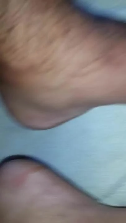 cumming on my feet