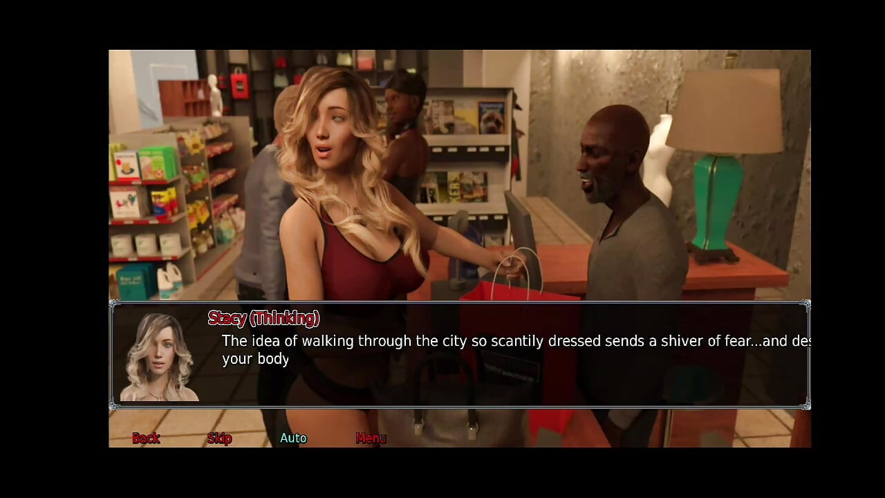 办公室妻子 #12 - Dixon 在她试穿健身装时玩弄 stacy 的阴户