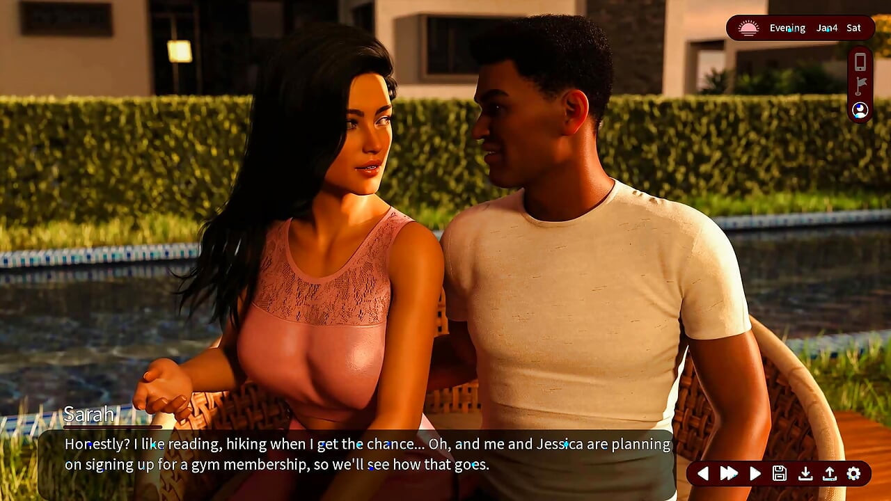 Whispers of Desire: Couples on Barbecue Party by the Pool - Episode 6
