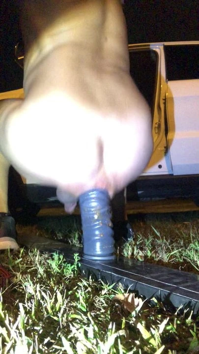 Big dildo fuck